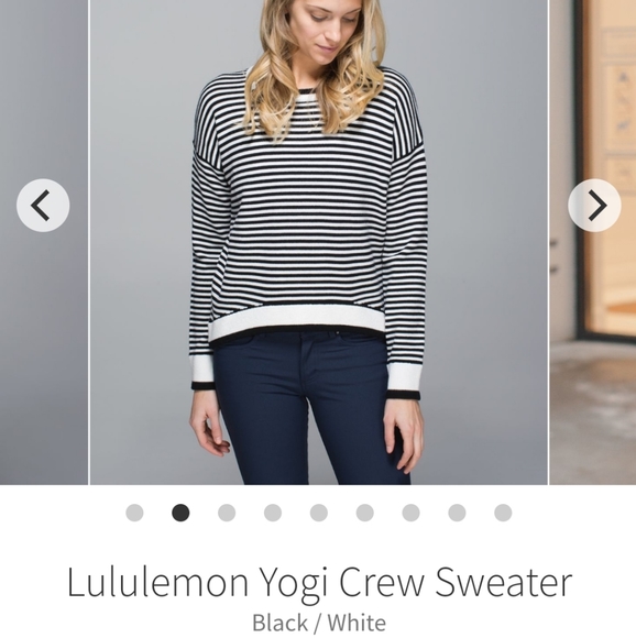 Striped Gray Women's Sweater - Picture 7 of 8